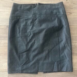 (Express) Lined pencil skirt in dark grey